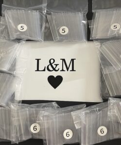 3XL Non C curve clear tips refill coffin bag 600pcs