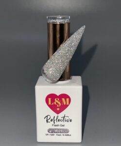 Reflective Glitter Gel Polish 15ml SILVER
