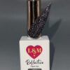Reflective Glitter Gel  Polish 15ml BLACK